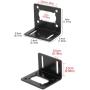 370 Mounting Bracket with Screw Worm Gear Motor Fixed Fastener DIY Parts DC Motor Holder (Single-Side Bracket) - 2 Pack
