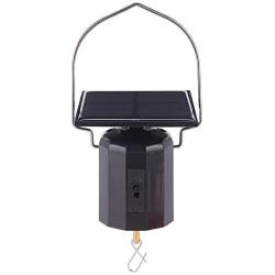 Taidda Motor Solar, Lightweight Solar Powered Ecofriendly Motor Wind Bell Ornament Hanging Rotating Motor with Hook for Hangs Your Ornament