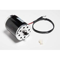 Alfa Wheels Electric Motor 36 Volt DC 500 Watt 24 Amp for Scooter Bike Go-Kart Mini Bikes Model Numbers MY1020 Reversible with 11 Teeth Sprocket #25 Chain 6.35 Pitch