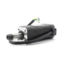 104W ER8 Square Brushless Air Cooled Spindle Motor 10800rpm & NBD200 24V Brushless Driver Without Hall & Clamp for CNC Engraver Machine