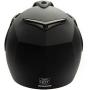 MMG Model 20 Motorcycle Open Face Helmet DOT Street Legal - Flip Up Clear Visor - Matte Black - Small
