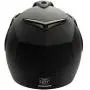 MMG Model 20 Motorcycle Open Face Helmet DOT Street Legal - Flip Up Clear Visor - Matte Black - Small