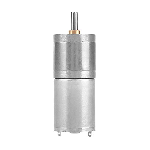 Metal Gear Box Motor,DC 12V 25GA-370 25mm Large Torque, Low Speed and Noise for Electronic Lock, Robot, Electric Curtain, Electric Door, Micro Mixer,etc(12V 300RPM)