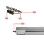 JQDML Cycling Linear Actuator Motor 12V,Adjustable Stroke Length 1.2
