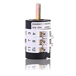 Tire Machine Switch, Keenso 110V 20A Car Tire Changer Metal Machine Motor Forward Reverse Switch Turn Table Pedal Tool 220V/380V