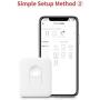 SwitchBot Remote One Touch Button - SwitchBot Bot, SwitchBot Curtain, SwitchBot Color Bulb and SwitchBot LED Strip Light Compatible, Smart Home Easy to Control, Bluetooth Long Range 5.0