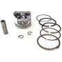 ITACO Piston Kit Ring Set Assy 13101-ZM5-000 13101-ZM5-030 for Honda Motor GX31, FG100, HHE31C, UMK431, WX10-4 Stroke, Chinese 139F Engine Lawnmower Trimmer