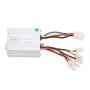 RiToEasysports 12V 500W Motor Brushed Speed Controller with Antislip Throttle Twist Grip for Electric Bicycle Electric Tricycle