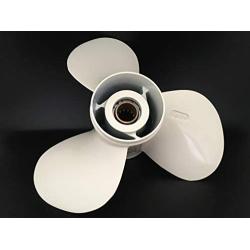 ITACO Boat Motor Aftermarket for Yamaha Propeller 663-45945-02-EL /69W-45945-00-EL, 3X11 1/8X13 Right, for 40, 48, 50 HP Engine