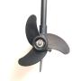 Trolling Motor: Black Fiberglass Reinforced Nylon Propeller Kit for Seamax PowerMax Models Trolling Motor
