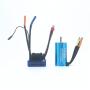 Surpass Hobby Blue 3670 2150KV Sensorless Brushless Motor Shaft 5.0mm with Brushless 120A ESC for 1/8 RC Car