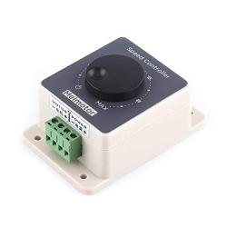 FTVOGUE DC10-60V 20A Pulse Width Modulator PWM Motor Speed Controller Waterproof Shell Regulate Speed Rotary Switch,Module
