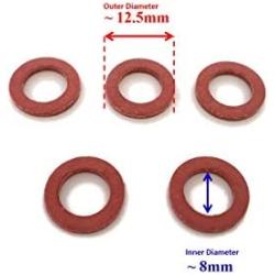 Boat Motor 5x Washer 90430-08020 Seal Seals Gasket replaces Yamaha Parsun Outboard F 2.5 - 25HP F4-03000024 Jet-ski Motorcycle Diesel Snow Mobile 2/4 stroke Engine
