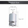 Fielect 12V DC Motor 22500RPM Round Shaft High Torque Electric Motor for Drills, DIY Electric/Electronic Projects, Robots, RC Vehicals, Remote Controlled Cars/Robot, Saw Repair/Replacement Engine