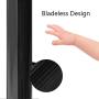 ISOBU LILIANG- - Evaporative Coolers Quiet Cooling Tower Fan with Remote Control, Ioniser, 15 Timer, and 3 Speed Settings, Oscillating Pedestal Fan - Black BMZDLFJ-1