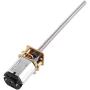 Gear Motor 6V, DC Motor Mini Electric Motor with Long M3*55MM Screw Thread Output Shaft 30RPM~500RPM(#1) for linear actuator motoriduttore 30 rpm a vite 30 rpm motor screw 2g linear servo motor nema 1