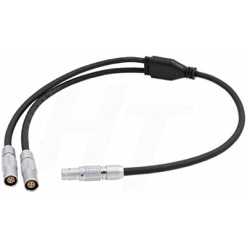 HangTon CForce Motor Lbus 4-Pin Male to Dual 4 Pin Female Breakout Cable for ARRI Alexa Mini Cmotion