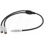 HangTon CForce Motor Lbus 4-Pin Male to Dual 4 Pin Female Breakout Cable for ARRI Alexa Mini Cmotion