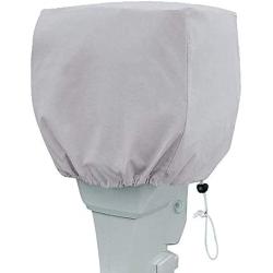 Primeshield Outboard Motor Cover, Waterproof Boat Motor Covers, 600D Heavy Duty Motor Hood Cover, Outboard Engine Cover Fits Motor Up to 20Hp