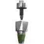 ECO-PLUG - Oil Drain Plug for DAMAGED Aluminum Oil Pan Tapered Thread Size 12mm-16mm Thread Diameter 3/4