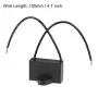 uxcell Ceiling Fan Capacitor CBB61 1.2uF 250V AC 2 Wires Metallized Polypropylene Film Capacitor 36x23x12mm for Electric Fan Pump Motor Generator 3Pcs