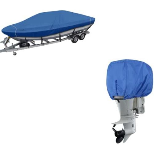 Explore Land Trailerable Boat Cover Fits 14-16Long Beam Width up to 76