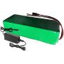Jieoto E-Bike Lithium Battery 48V 6Ah Rechargeable Battery Pack 6000mAh Lithium-ion Battery Fits for 200W-500W Electric Bike Motor with BMS + Charger