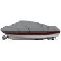 Classic Accessories Lunex RS-1 Trailerable Boat Cover - fits 17ft.-19ft. V-Hull Runabouts, Outboards and I/O (Beam Width up to 102in.), Gray, Model Number 20-143-111001-00