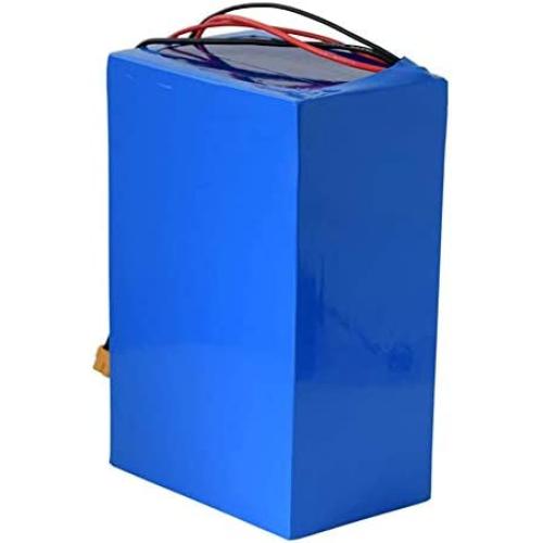 Jieoto 48V 20AH E-Bike Lithium Battery Motor, Waterproof Battery Pack Rechargeable with BMS Protection