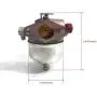 The ROP Shop | Carburetor Kit for Tecumseh TVS100-44044D, TVS100-44044E, TVS100-44044F Motor
