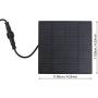 UEETEK 7V 180L/H Solar Power Water Pump Garden Fountain Submersible Pump with Suckers (Strong Direct Sunlight is Needed) - Random delivery of 1.2W or 1.8W