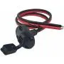 Halokny 10AWG Solar SAE Socket sidewall Port, 2 Feet SAE Solar Quick Connect Panel Flush Mount Plug Cable, Weatherproof SAE Extension Cable, with 4 Screws, for Automobile and Solar Panel