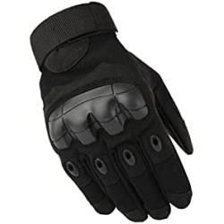 Bethspec Touch Screen Full Finger Tactical Gloves for Men Military Hard Knuckle Motorcycle Paintball Climbing