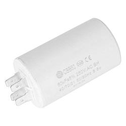 AC 250V 60uF 50/60HZ Cylinder Shaped Run Round Capacitor CBB60 for Motor Cool Heat Pump Washing Machine