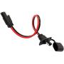 Apoi SAE Solar Power Socket Sidewall Port,Weatherproof SAE Quick Connect Solar Panel Mount Universal Flush 12AWG SAE Extension Cable-Mountable Connector [Male to Male]