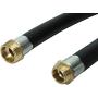 20 Feet 1Inch Inlet 1Inch Outlet Fuel Gas Transfer Pump Hose Oil Pump Tube Universal Black Application for Dispensing Diesel Fuel Gasoline Grease Kerosene