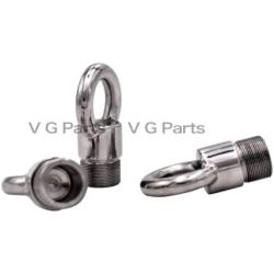 V G Parts Forged Stainless Steel Lifting Eye Tool for the replacement of Mercury Mercruiser Marine Yamaha Outboard Replaces 91-904551, 910904551-1, Made from High Strength Forged Stainless Steel