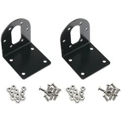 E-outstanding 2Pcs Motor Bracket Fixed Mounting Holder for Smart Car Robot Geared Reduction Motor Fixed Seat, 37mm