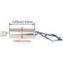 Fielect 2Pcs DC 3V Coreless Motor Built-in Vibration Motor Mini Electric Motor Miniature Micro Vibrating Vibration Coreless Motor for Electric Toothbrush 16.6mm x 7mm