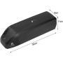 Wnicek 48V Ebike Battery 13AH Li-ion Bike Battery with Charger+ Power Display+ BMS Protection Board+ USB Port for 1000W/ 750W/ 500W/ 350W/ 250W Bike Motor