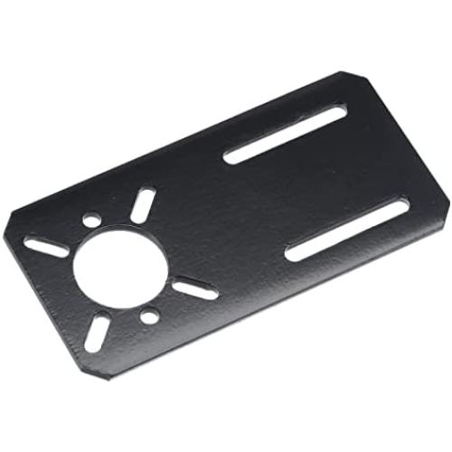 MECCANIXITY Motor Mounting Bracket Alloy Mount Plate Holder 100x50mm Black for 28/35/42 Stepper Motor