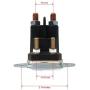The ROP Shop (2) Universal 4 Post Plow Relay SOLENOIDS - Western Fisher Meyers Snowplow Blade