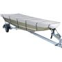 Jon Boat Cover 12ft, 100% Waterproof Heavy Duty 600D Cover, Fits 12 ft Length, Beam Width up to 56, with Motor Cutout