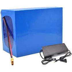 Jieoto Ebike Battery 72V 20Ah 30Ah 40Ah 50Ah 60Ah Lithium Battery Pack for 5600W-500W Motor with Charger Fit for Electric Motorcycle Electric ATVs Off-Road Vehicles