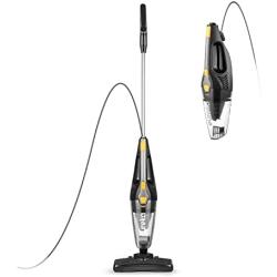 Eureka Blaze Stick Vacuum Cleaner, Powerful Suction 3-in-1 Small Handheld Vac with Filter for Hard Floor Lightweight Upright Home Pet Hair, Dark Black & Filter &Pre Motor Filter, Gray