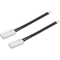 uxcell Normally Close Temperature Switch, 125℃ N.C 5A Thermal Switch Thermostat Temperature Control Switch Controller 2pcs