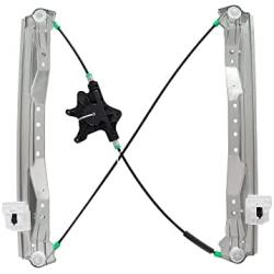 FFFauto 749-508 Front Left Driver Side Window Regulator without Motor Compatible with Grand Caravan 2008-2020/ Town and Country 2008-2016/ Routan 2009-2014/ C/V 2012-2015