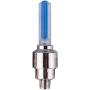 Bike Wheel Lights, 2pcs Led Wheel Lights Bicycle Wheel Tyre Tire Valve Cap Led Neon Flash Lamp for Car Motorcycle Bicycle Blue