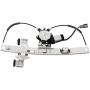 Power Window Regulator Rear Left Driver Side with Motor fits for 2004-2008 for Pontiac Grand Prix 15869655 748-266