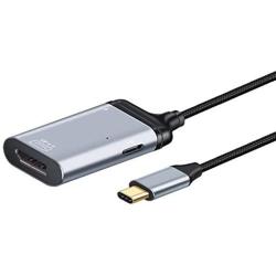 Xiwai USB-C Type C to Displayport Monitor Converter Adapter 4K 2K 60hz with Female PD Power Port